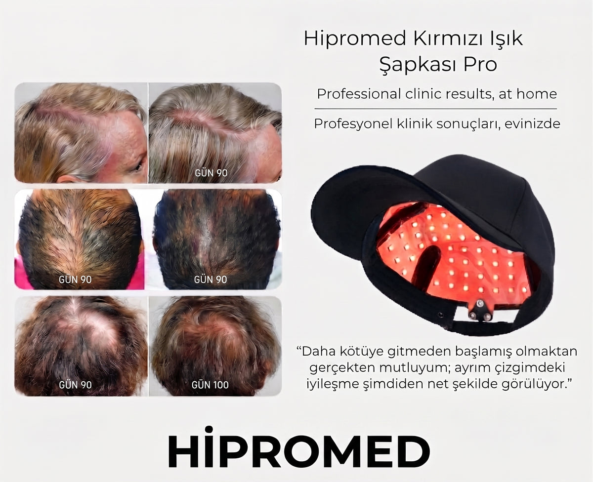 Hipromed Kırmızı Işık Lazer Şapka